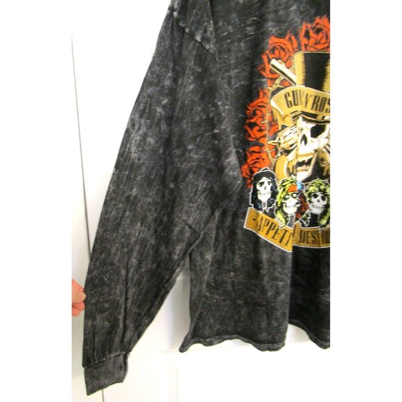 Guns N' Roses Long Sleeve Men X-Large Graphic Gray T-Shirt - 100% Cotton NWOT - Picture 8 of 15